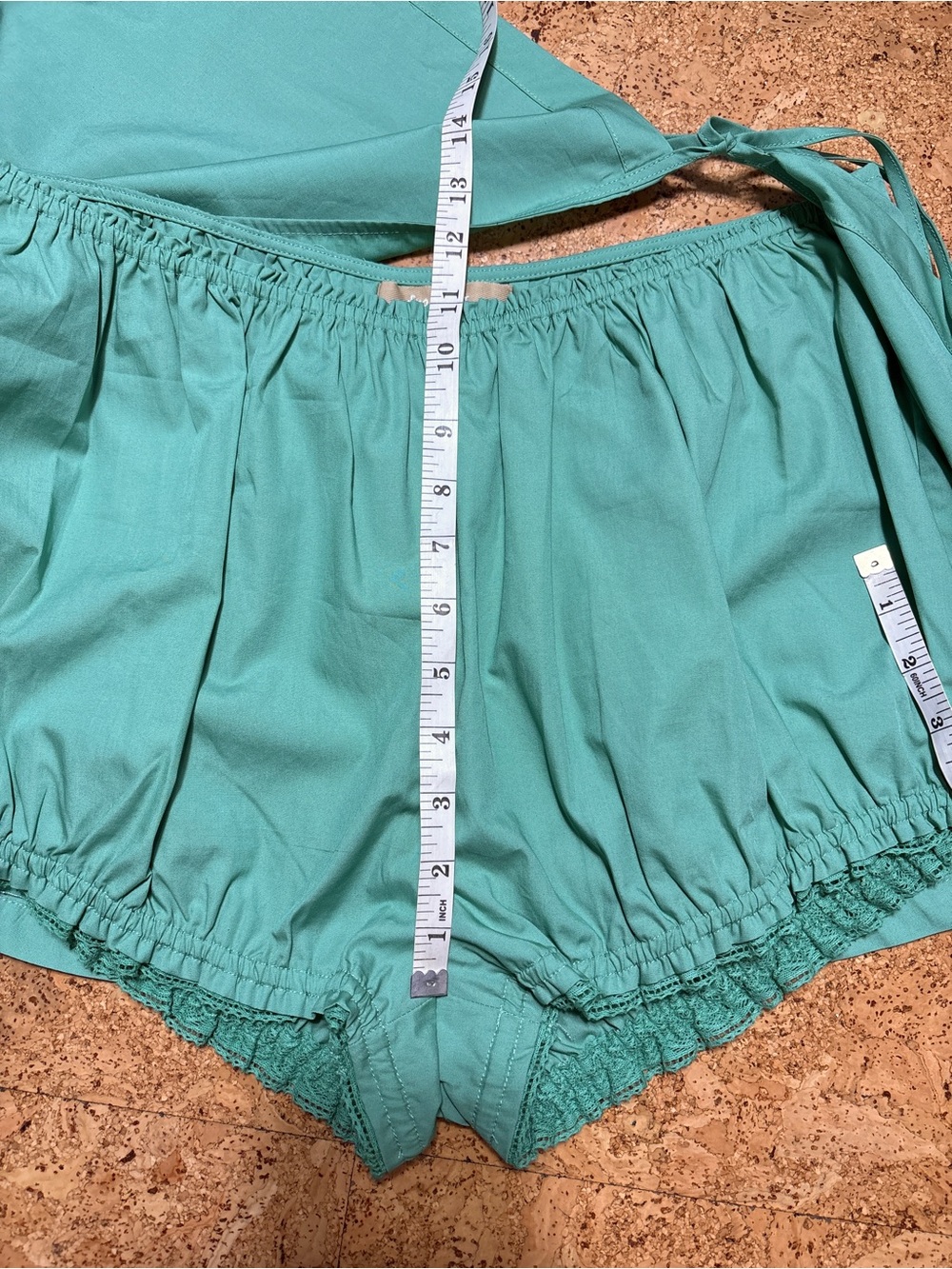 Free People Free-Est 100% Cotton Cherie Skort NWT Pastel Grass Sz M - Picture 13 of 13